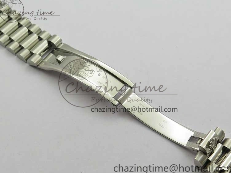 36mm Malachite Bracelet Green President Best SS SS on A2824 Dial DateJust EDF Edition 0216